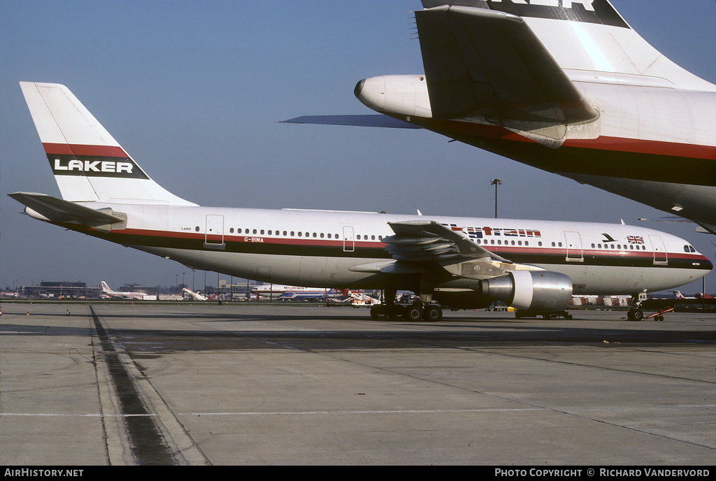 Aircraft Photo of G-BIMA | Airbus A300B4-203 | Laker Airways Skytrain | AirHistory.net #21385
