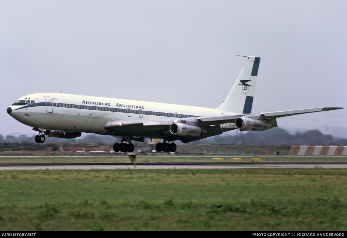Aircraft Photo of LV-JGP | Boeing 707-387C | Aerolíneas Argentinas | AirHistory.net #21387