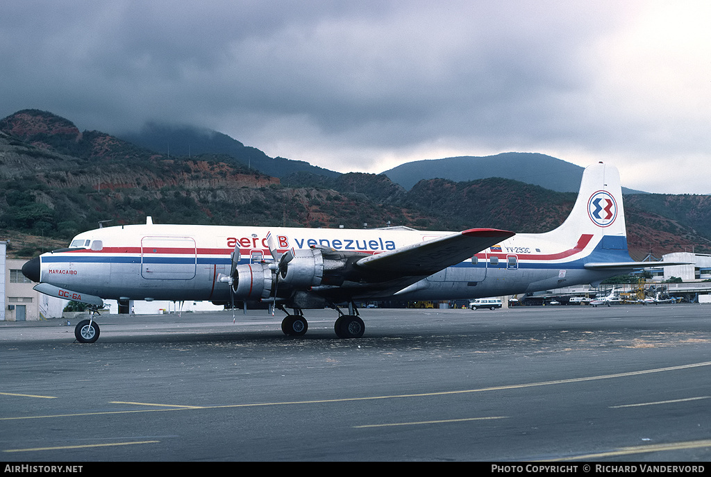 Aircraft Photo of YV-293C | Douglas DC-6A | Aero B Venezuela | AirHistory.net #21412