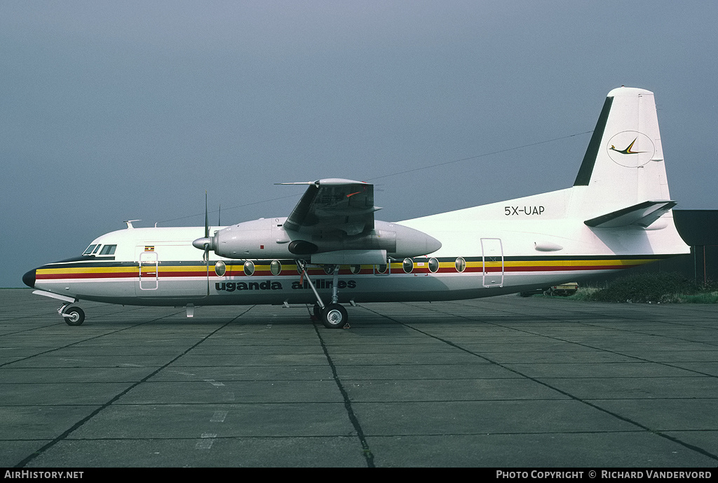 Aircraft Photo of 5X-UAP | Fokker F27-600 Friendship | Uganda Airlines | AirHistory.net #21414