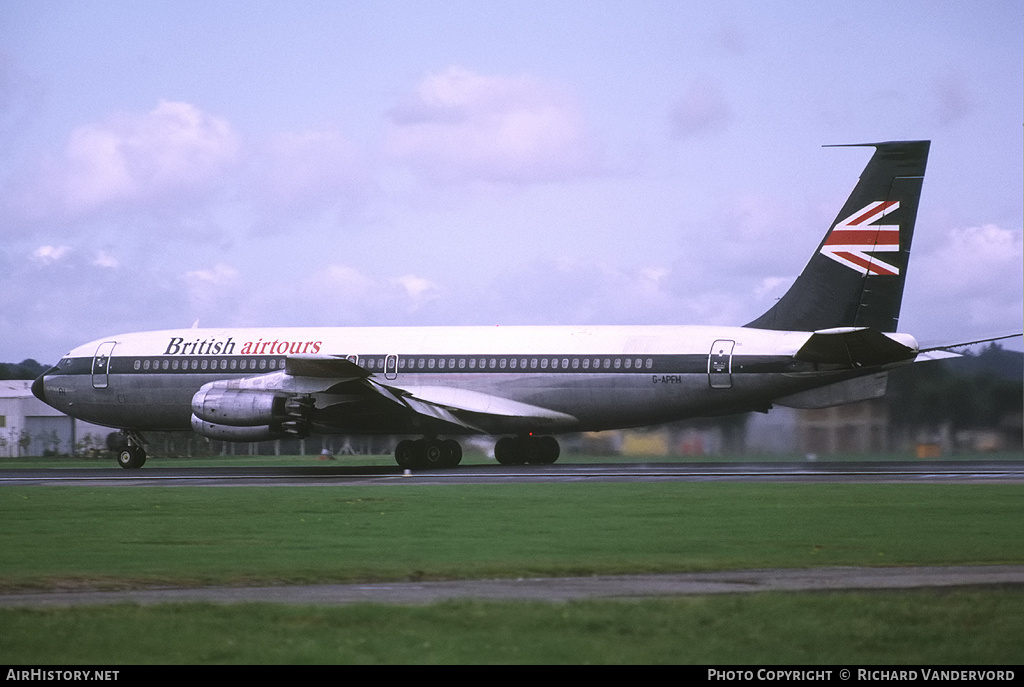 Aircraft Photo of G-APFH | Boeing 707-436 | British Airtours | AirHistory.net #21416