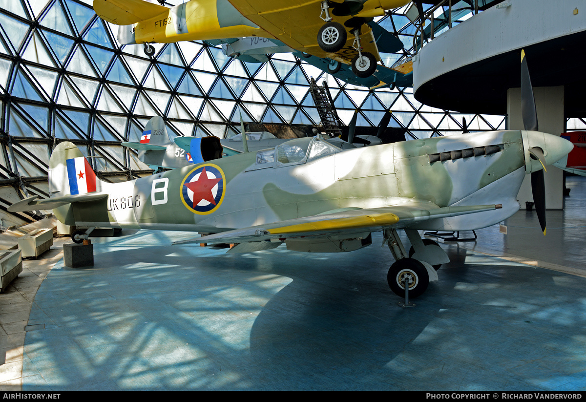 Aircraft Photo of MH592 / JK808 | Supermarine 352 Spitfire F5C/Trop | Yugoslavia - Air Force | AirHistory.net #21458