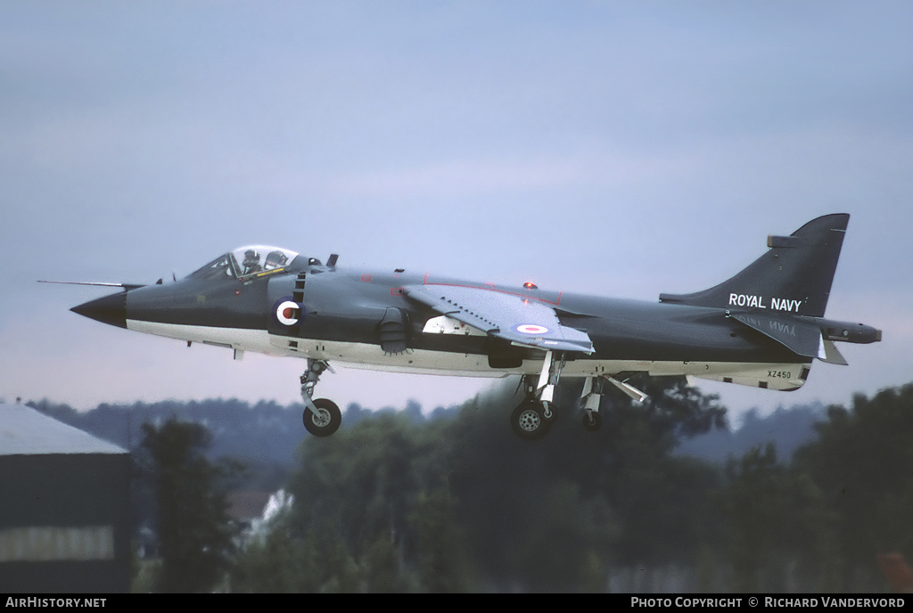 Aircraft Photo of XZ450 | British Aerospace Sea Harrier FRS1 | British Aerospace | AirHistory.net #21462