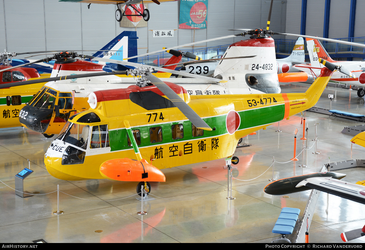 Aircraft Photo of 53-4774 | Sikorsky S-62J | Japan - Air Force | AirHistory.net #21464