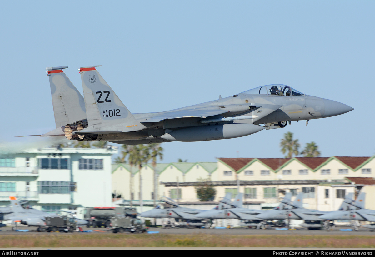 Aircraft Photo of 80-0012 / AF80-012 | McDonnell Douglas F-15C Eagle | USA - Air Force | AirHistory.net #21466