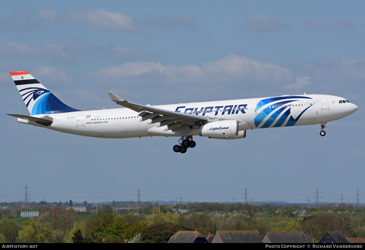 Aircraft Photo of SU-GDT | Airbus A330-343 | EgyptAir | AirHistory.net #21467