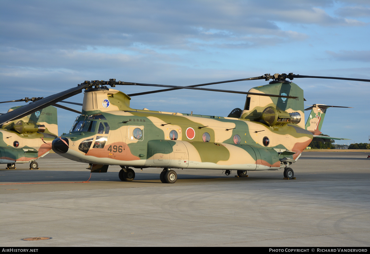 Aircraft Photo of 67-4496 | Boeing CH-47J Chinook (414) | Japan - Air Force | AirHistory.net #21469