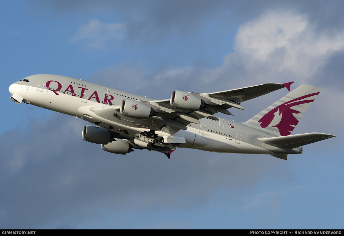 Aircraft Photo of A7-APA | Airbus A380-861 | Qatar Airways | AirHistory.net #21472