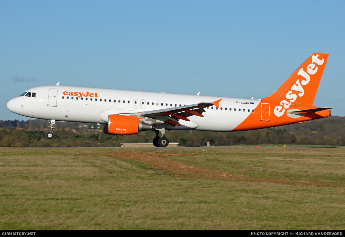 Aircraft Photo of G-EZUA | Airbus A320-214 | EasyJet | AirHistory.net #21473
