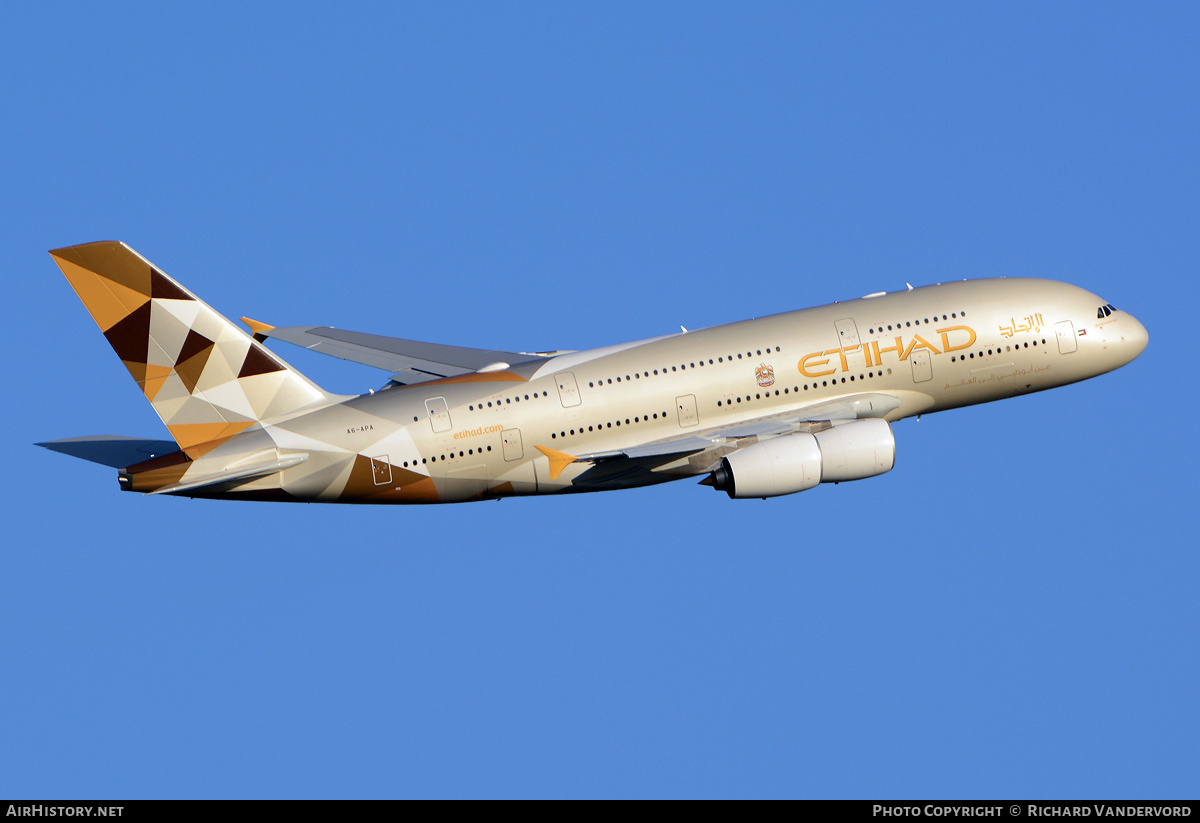 Aircraft Photo of A6-APA | Airbus A380-861 | Etihad Airways | AirHistory.net #21474