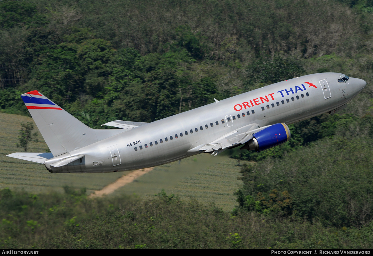 Aircraft Photo of HS-BRK | Boeing 737-3Z0 | Orient Thai Airlines | AirHistory.net #21481