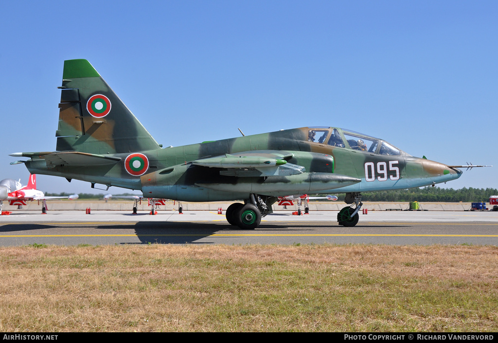 Aircraft Photo of 095 | Sukhoi Su-25UBK | Bulgaria - Air Force | AirHistory.net #21485