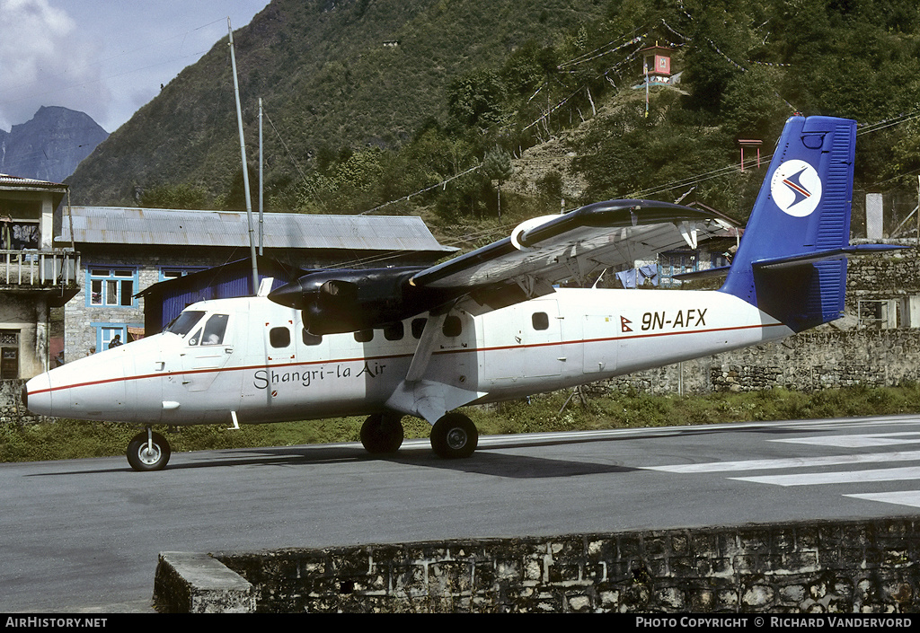 Aircraft Photo of 9N-AFX | De Havilland Canada DHC-6-300 Twin Otter | Shangri-la Air | AirHistory.net #21491