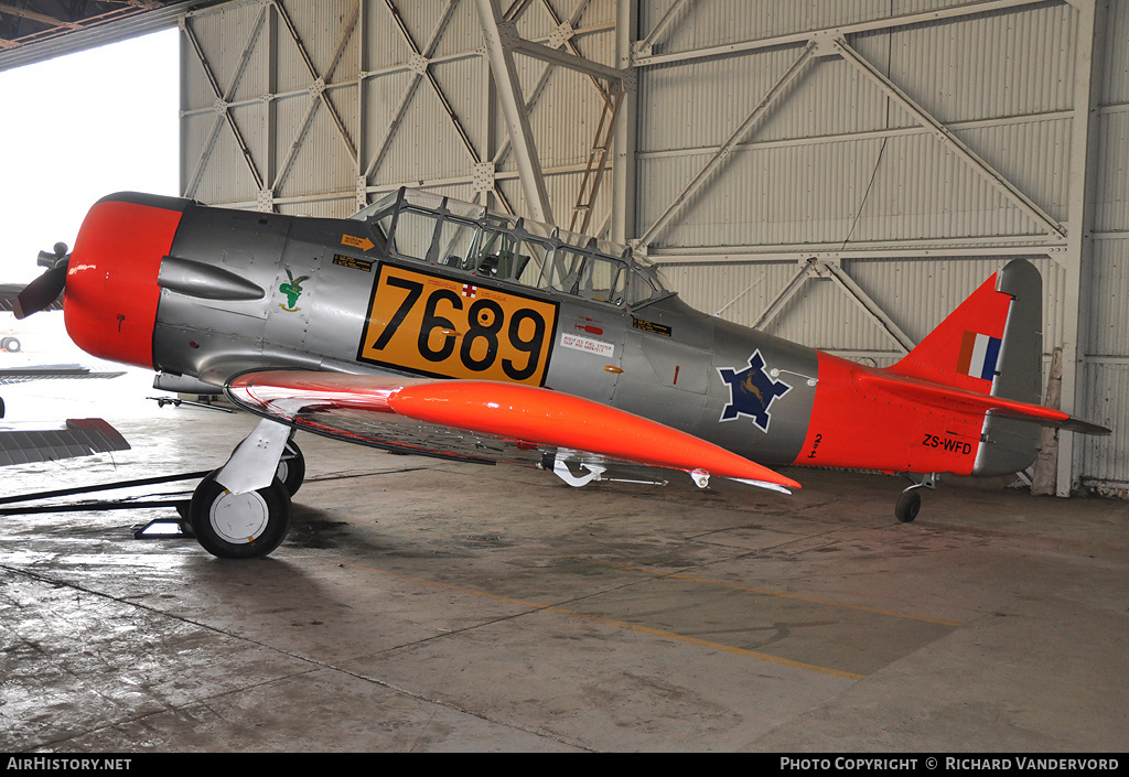 Aircraft Photo of ZS-WFD / 7689 | North American SNJ-5 Texan | South Africa - Air Force | AirHistory.net #21499