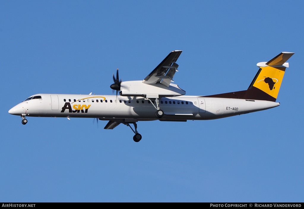 Aircraft Photo of ET-AQD | Bombardier DHC-8-402 Dash 8 | Asky Airlines | AirHistory.net #21503