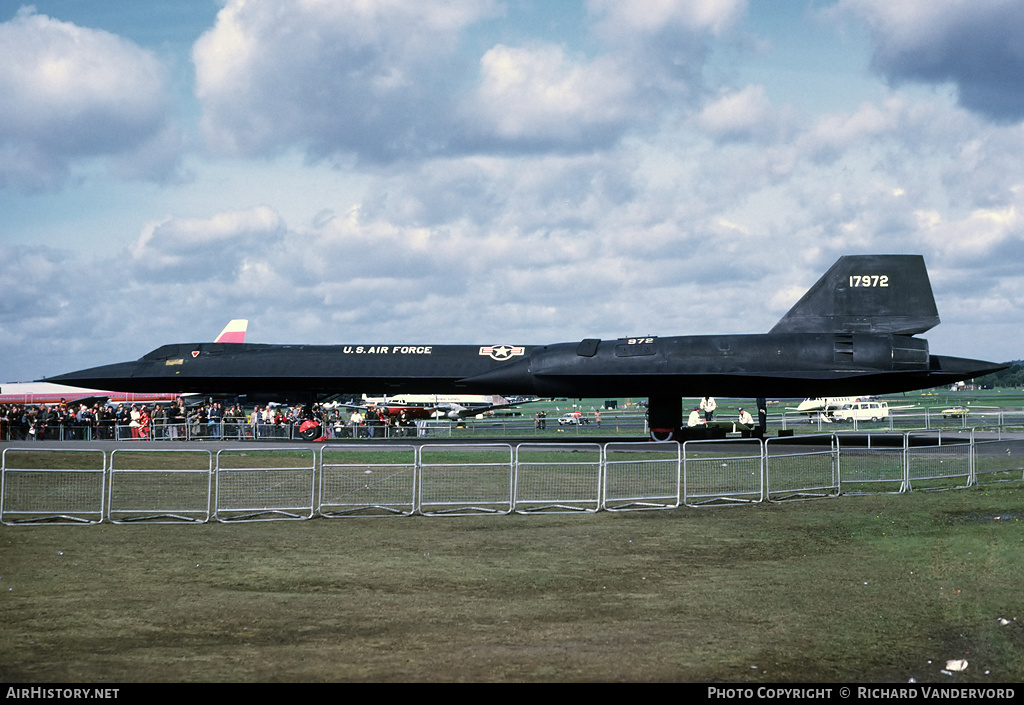 Aircraft Photo of 61-7972 / 17972 | Lockheed SR-71A Blackbird | USA - Air Force | AirHistory.net #21521