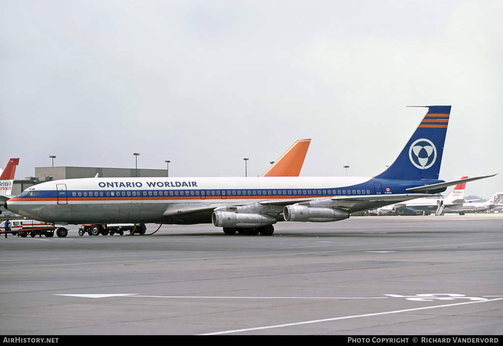 Aircraft Photo of C-GRYN | Boeing 707-338C | Ontario Worldair | AirHistory.net #21537