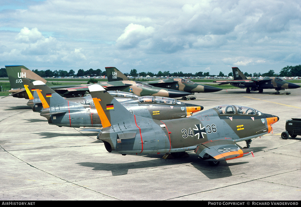 Aircraft Photo of 3436 | Fiat G-91T/3 | Germany - Air Force | AirHistory.net #21550