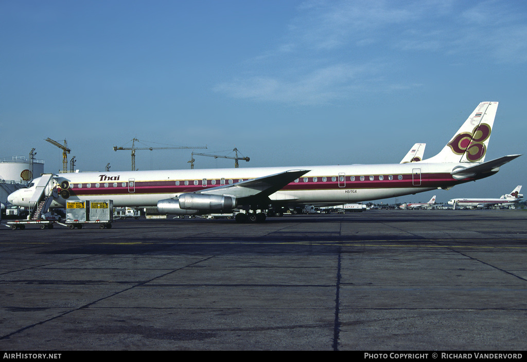 Aircraft Photo of HS-TGX | McDonnell Douglas DC-8-63 | Thai Airways International | AirHistory.net #21555