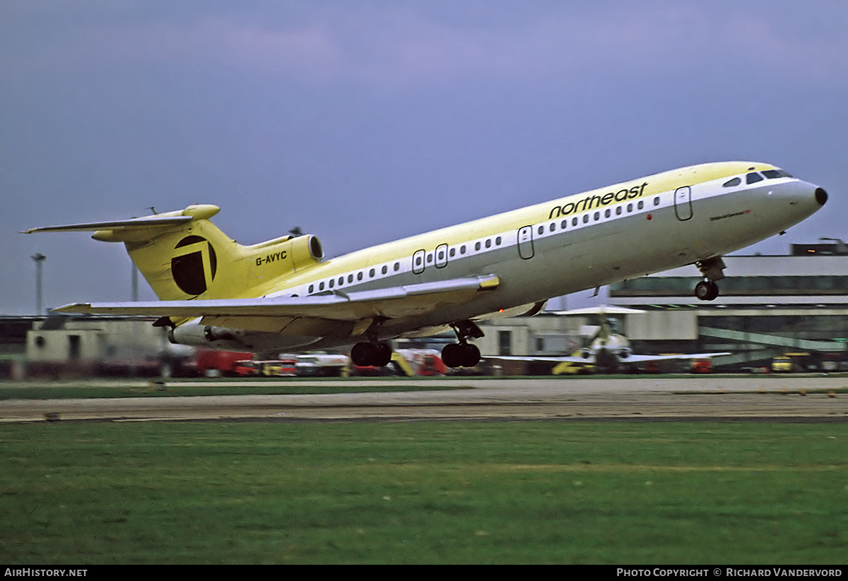 Aircraft Photo of G-AVYC | Hawker Siddeley HS-121 Trident 1E | Northeast Airlines | AirHistory.net #21571