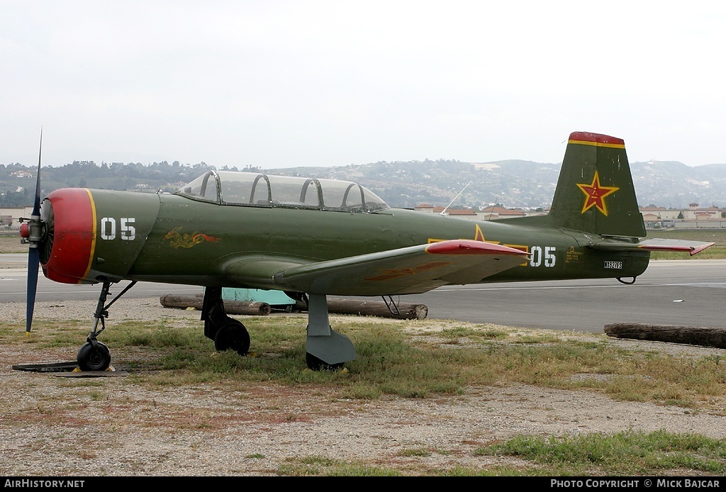 Aircraft Photo of N827FS / NX827FS / 05 | Nanchang CJ-6A | China - Air Force | AirHistory.net #21593