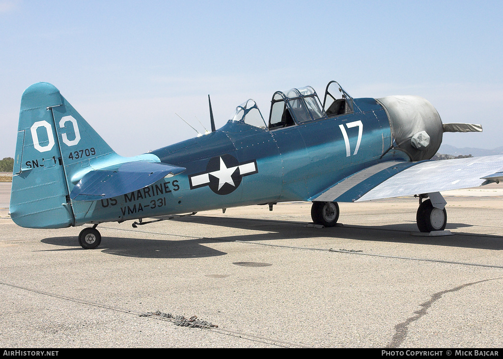 Aircraft Photo of N7055K / 443709 | North American SNJ-5 Texan | USA - Marines | AirHistory.net #21596