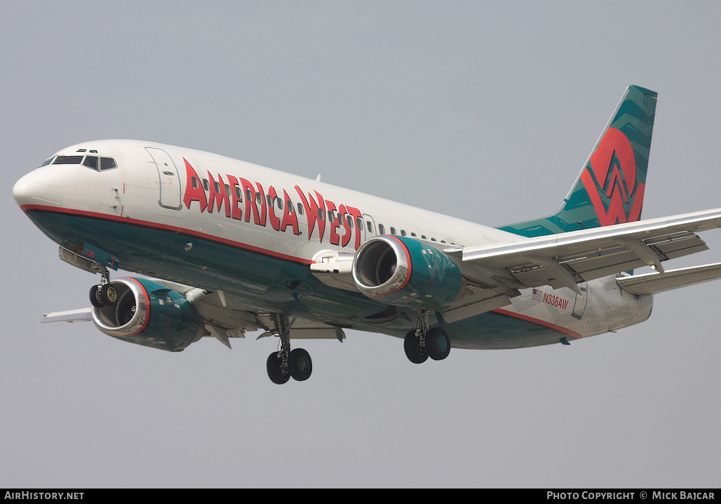 Aircraft Photo of N336AW | Boeing 737-375 | America West Airlines | AirHistory.net #21598