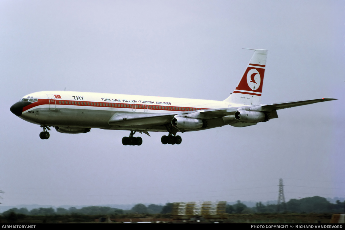 Aircraft Photo of TC-JAM | Boeing 707-321 | THY Türk Hava Yolları - Turkish Airlines | AirHistory.net #21604