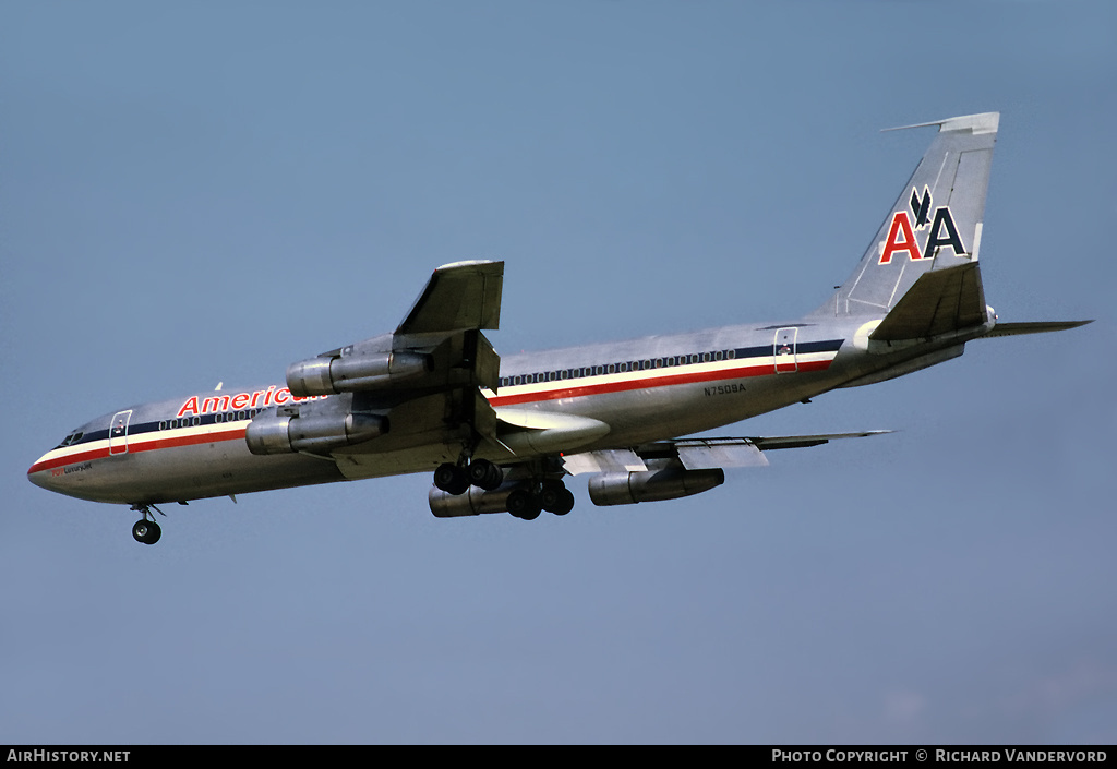 Aircraft Photo of N7509A | Boeing 707-123(B) | American Airlines | AirHistory.net #21608