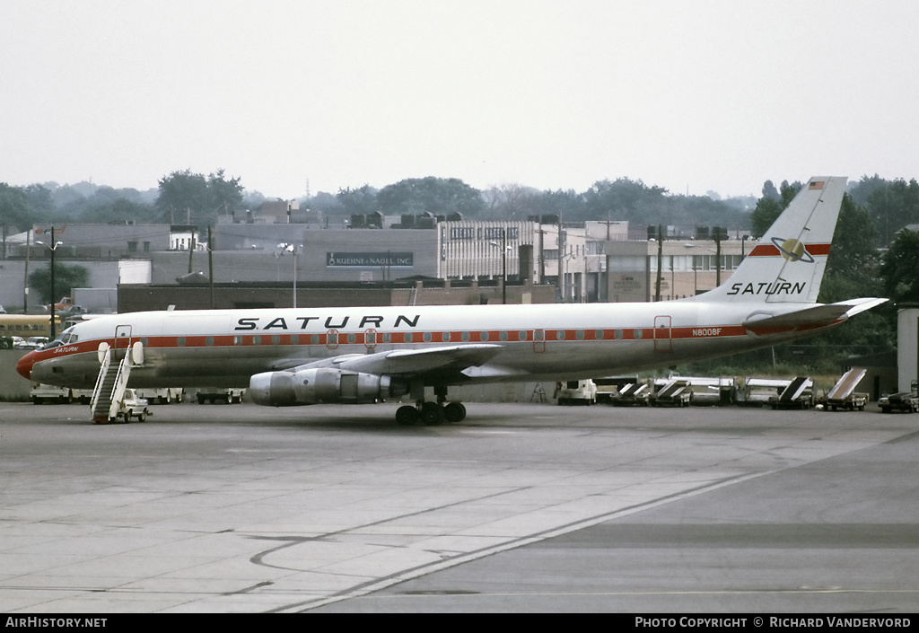 Aircraft Photo of N8008F | Douglas DC-8-54CF Jet Trader | Saturn Airways | AirHistory.net #21629