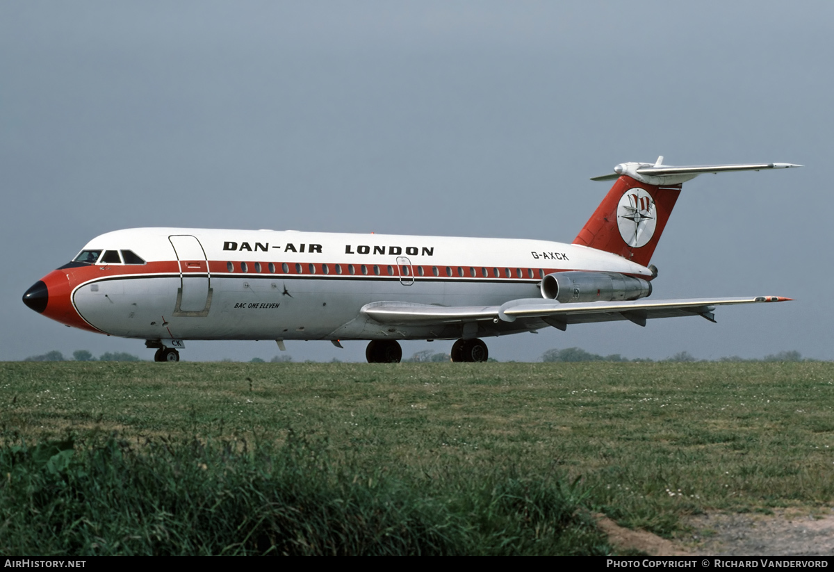 Aircraft Photo of G-AXCK | BAC 111-401AK One-Eleven | Dan-Air London | AirHistory.net #21634