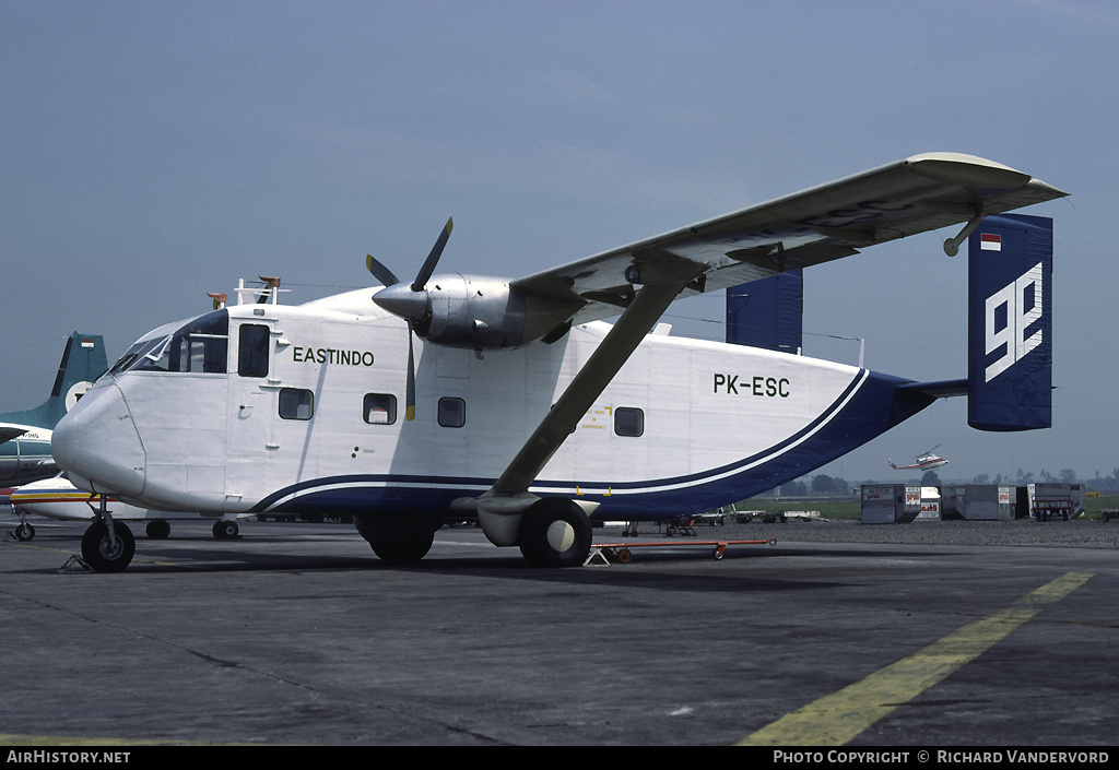 Aircraft Photo of PK-ESC | Short SC.7 Skyvan 3-200 | Eastindo - East Indonesia Air Taxi | AirHistory.net #21636