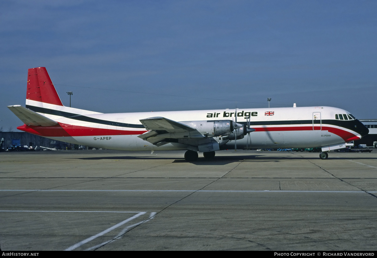 Aircraft Photo of G-APEP | Vickers 953C Merchantman | Air Bridge | AirHistory.net #21646