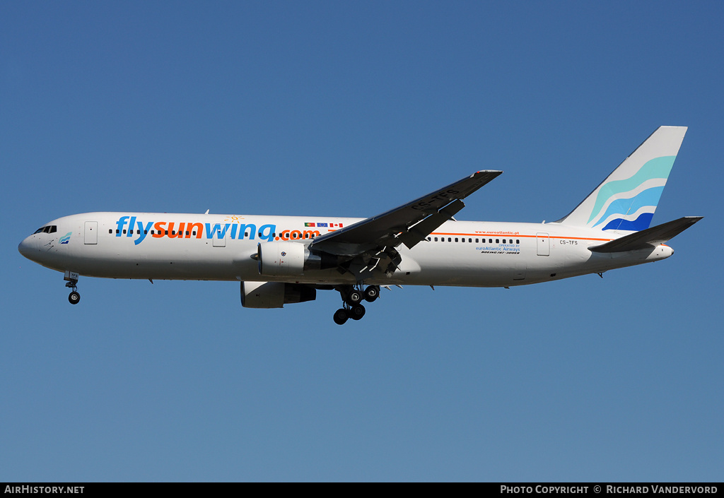 Aircraft Photo of CS-TFS | Boeing 767-3Y0/ER | Sunwing Airlines | AirHistory.net #21647