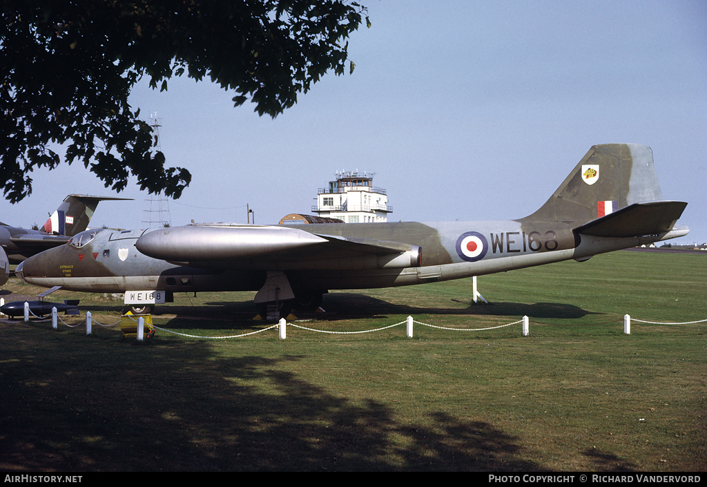 Aircraft Photo of WE168 | English Electric Canberra PR3 | UK - Air Force | AirHistory.net #21649