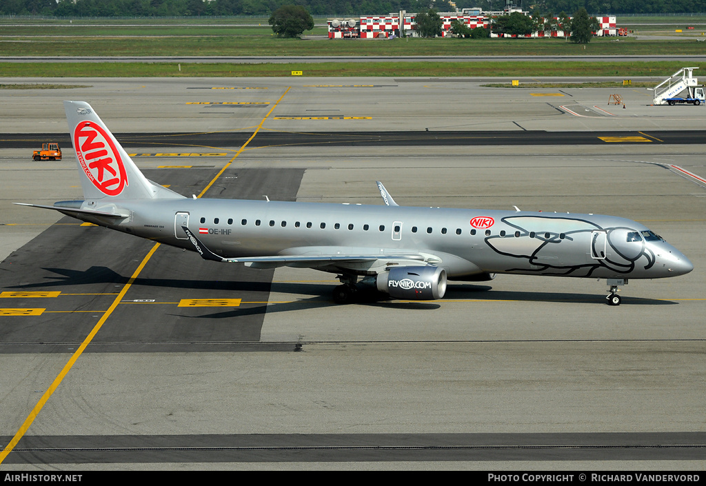 Aircraft Photo of OE-IHF | Embraer 190LR (ERJ-190-100LR) | Niki | AirHistory.net #21657