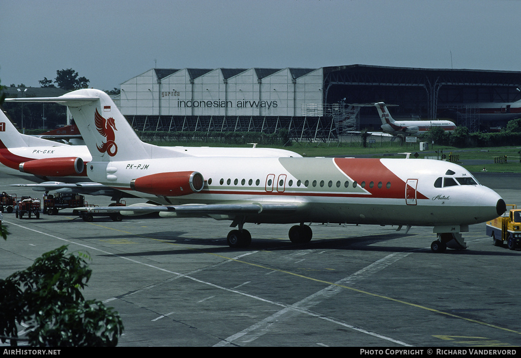 Aircraft Photo of PK-PJM | Fokker F28-4000 Fellowship | Pelita Air Service | AirHistory.net #21667