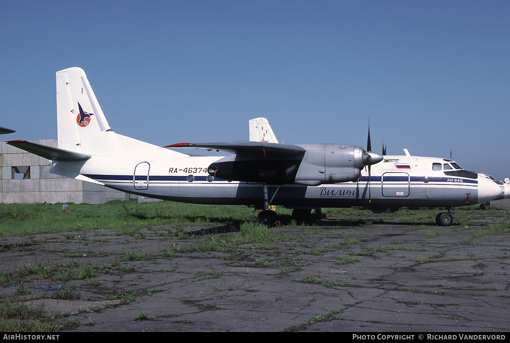 Aircraft Photo of RA-46374 | Antonov An-24B | Vilyui | AirHistory.net #21676