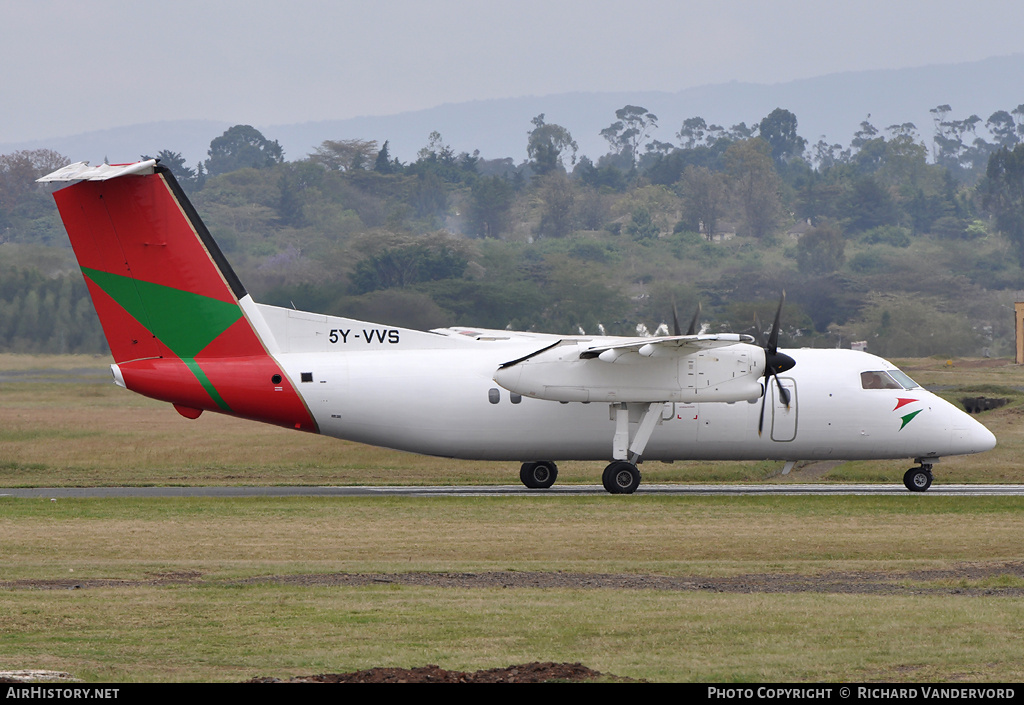 Aircraft Photo of 5Y-VVS | De Havilland Canada DHC-8-102A Dash 8 | Bluebird Aviation | AirHistory.net #21679