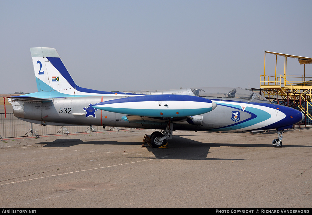 Aircraft Photo of 532 | Atlas MB-326M Impala 1 | South Africa - Air Force | AirHistory.net #21680