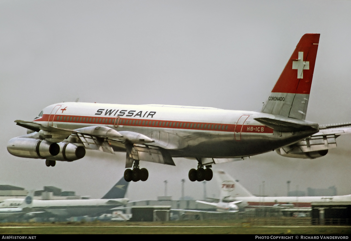 Aircraft Photo of HB-ICB | Convair 990A Coronado (30A-6) | Swissair | AirHistory.net #21683