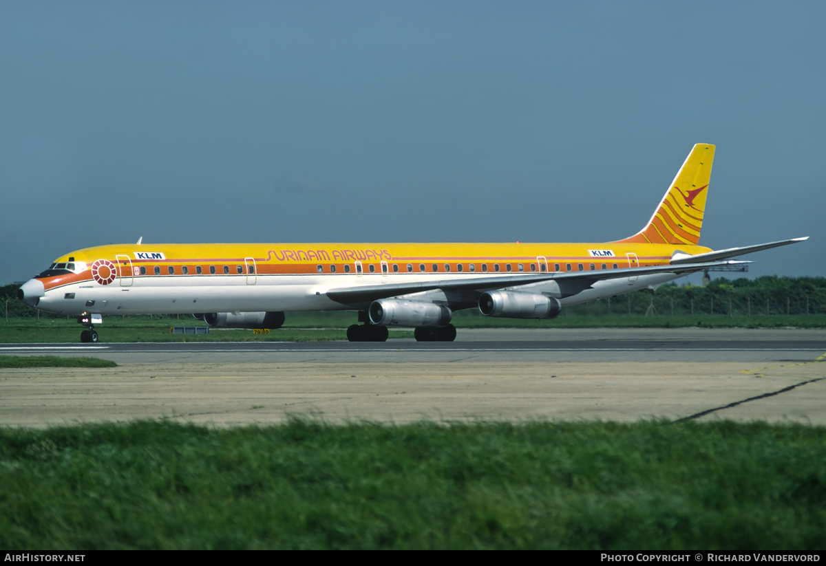 Aircraft Photo of PH-DEM | McDonnell Douglas DC-8-63 | Surinam Airways | AirHistory.net #21689
