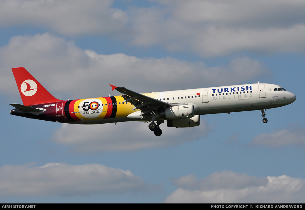 Aircraft Photo of TC-JRK | Airbus A321-231 | Turkish Airlines | AirHistory.net #21692