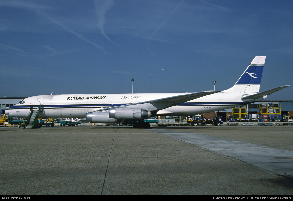 Aircraft Photo of 9G-REM | McDonnell Douglas DC-8-62(F) | Kuwait Airways | AirHistory.net #21700