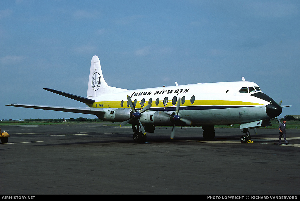 Aircraft Photo of G-ARIR | Vickers 708 Viscount | Janus Airways | AirHistory.net #21720