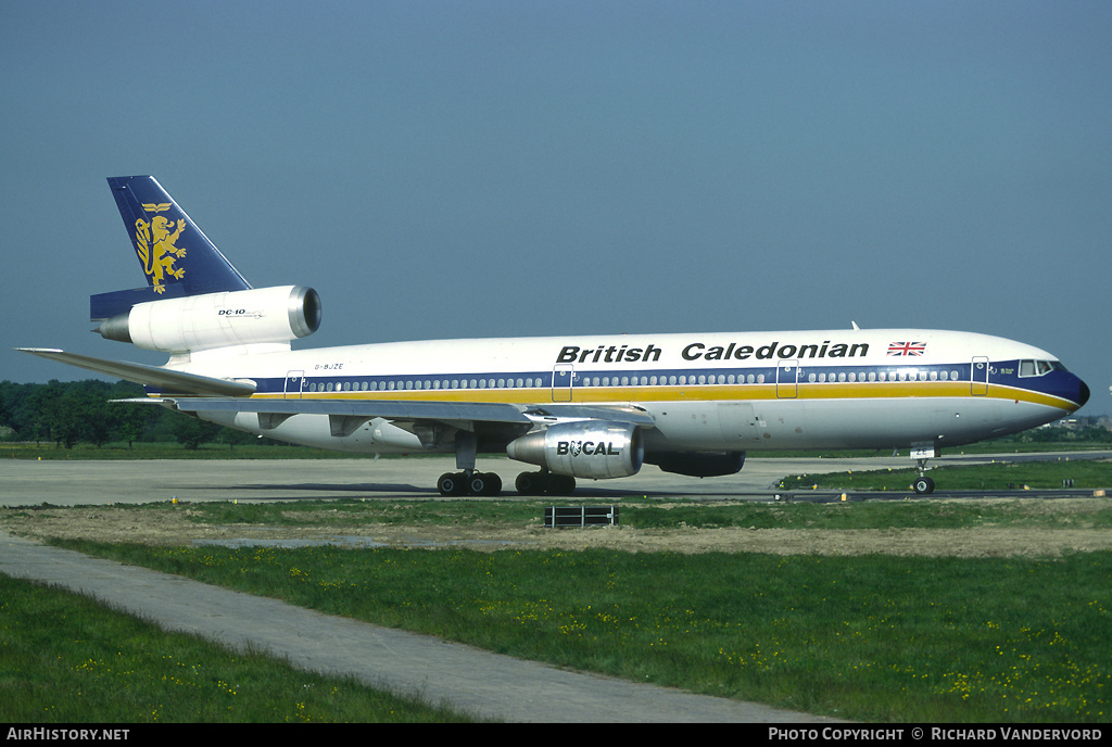 Aircraft Photo of G-BJZE | McDonnell Douglas DC-10-10 | British Caledonian Airways | AirHistory.net #21725