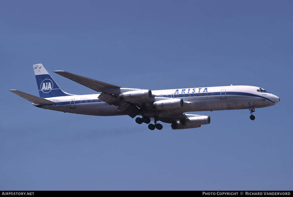 Aircraft Photo of OY-KTE | McDonnell Douglas DC-8-62CF | Arista International Airlines - AIA | AirHistory.net #21730