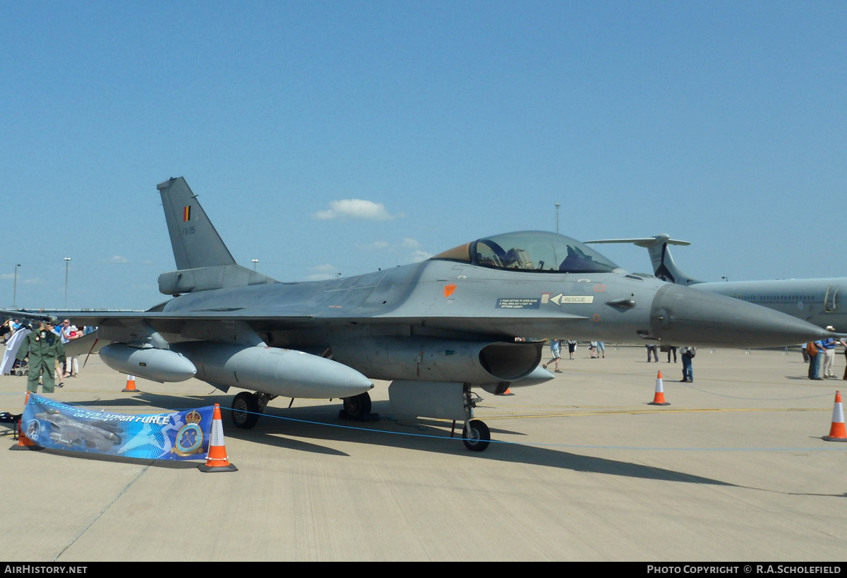 Aircraft Photo of FA-95 | General Dynamics F-16AM Fighting Falcon | Belgium - Air Force | AirHistory.net #21731