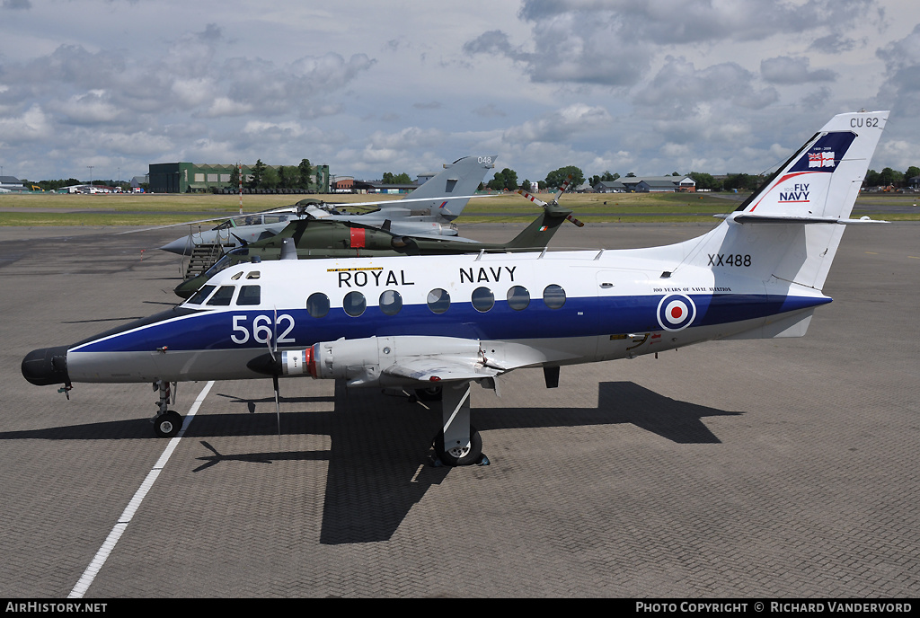 Aircraft Photo of XX488 | Scottish Aviation HP-137 Jetstream T2 | UK - Navy | AirHistory.net #21739