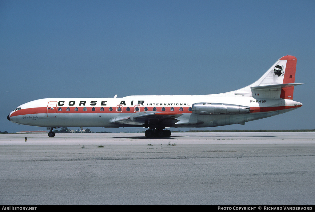 Aircraft Photo of F-BVSF | Sud SE-210 Caravelle VI-N | Corse Air International | AirHistory.net #21748